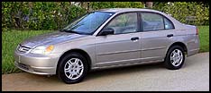 2001 Honda Civic air oil filter rec